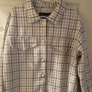 Womens pearl button shirt